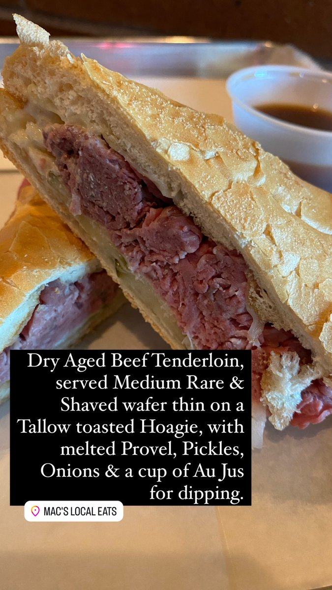 MacsLocalEats's tweet photo. Last night to get this Beast of a sandwich. Come #getdipped! https://t.co/B3aUv4XR4w