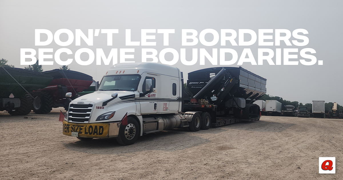 QLineTrucking's tweet image. USA ➡️ CAN

14&apos;W × 14&apos;5H x 90,000 lbs

Don&apos;t let borders become boundaries. At Q-Line, our in-house experts understand the complexities of #CrossBorderTransport, ensuring seamless deliveries and keeping your business moving forward. Let&apos;s get your freight there.

📸 Donnie H.
