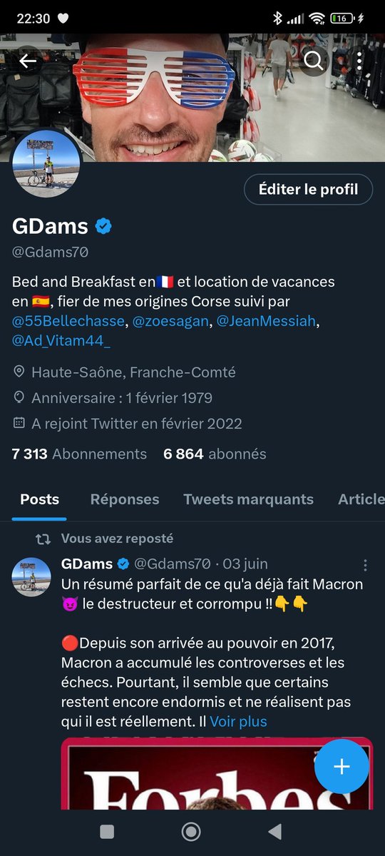 Les amis 🇨🇵, j'ai récupéré mon compte principal, pour ceux qui avaient le compte temporaire <a href="/Gdams70T/">GDams70 temp</a> , vous pouvez basculer sur <a href="/Gdams70/">GDams</a> mon compte principal 💪