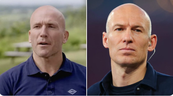 oranjefussball's tweet image. 😉 Ein bisschen Spaß muss sein: Ist Alex #Kroes (Technischer Direktor Ajax) nicht der Zwillingsbruder von Arjen #Robben?

#Ajax 📸: @MartijnAFCA_