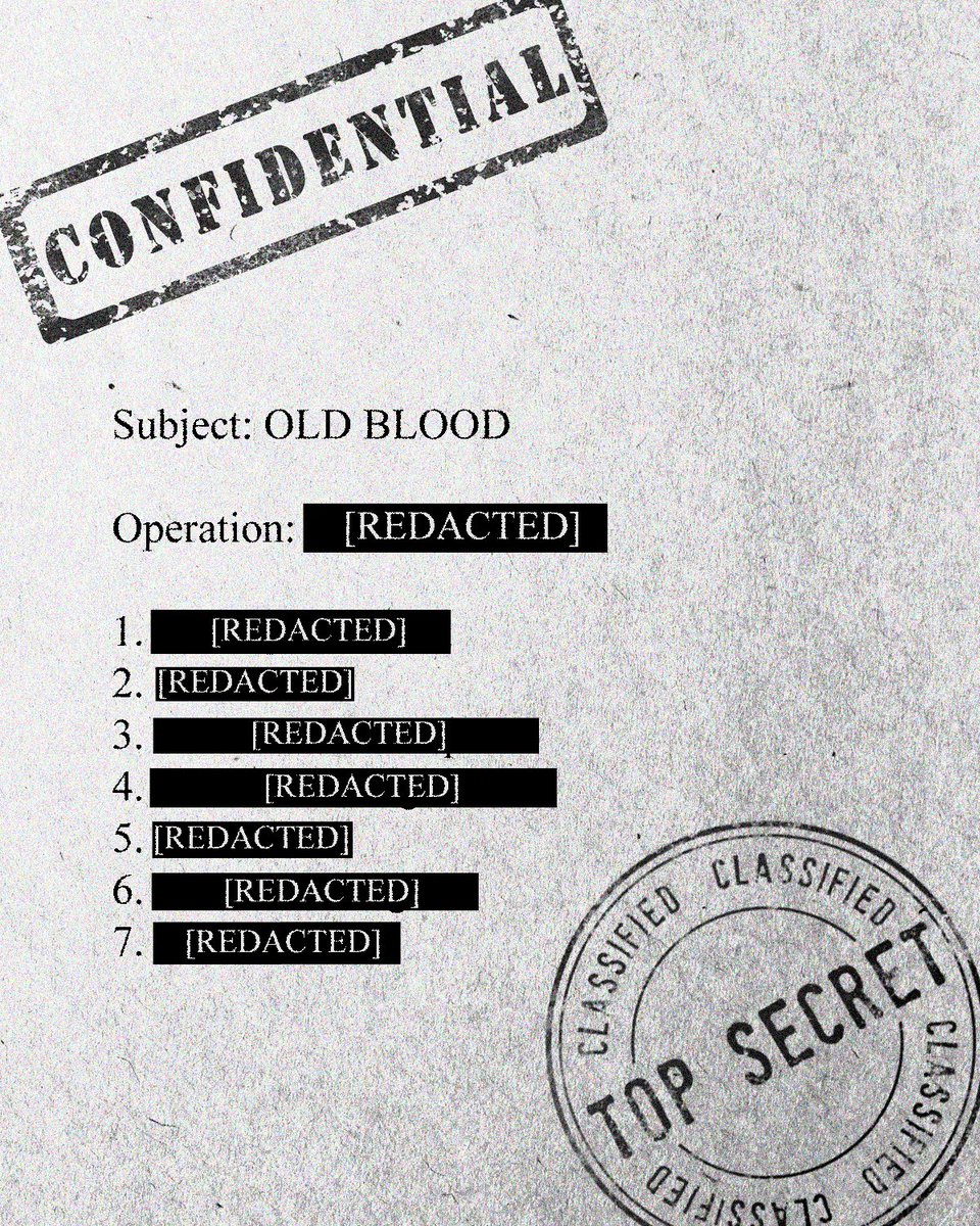 Oldbloodgroup's tweet image. [REDACTED]

#oldblood #redacted #classified #secret #conspiracy #new #fyp #fypシ #government #music #rock #metal #album #stonerrock #doommetal