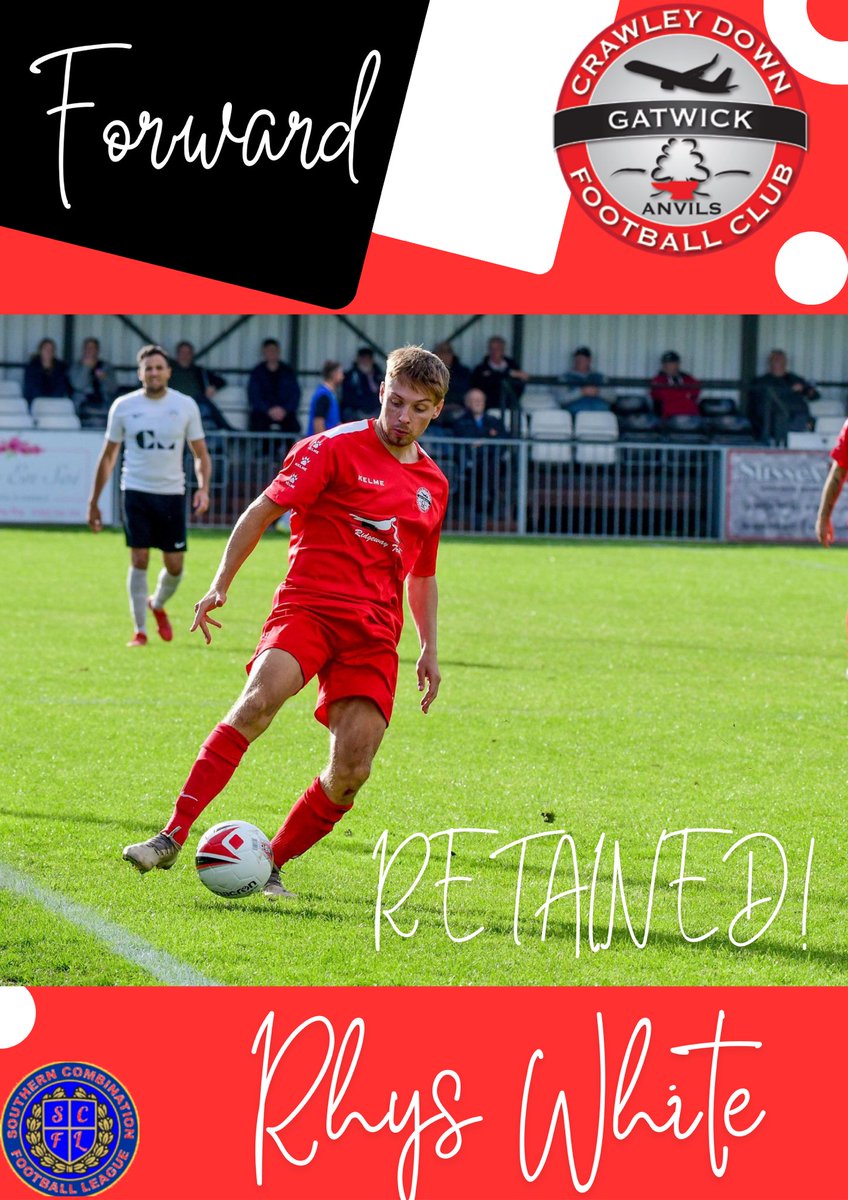 OfficialCDGFC's tweet photo. ✍️Rhys White 

Rhys has been with the club for a couple of seasons now. He is a pacy forward, one of the first names on the team sheet , has great energy , very direct and skilful. He must be favourite to be top scorer this season⚽️🙌🏻.

Welcome back Rhys 🙌🏻 https://t.co/seTBi2IdOj