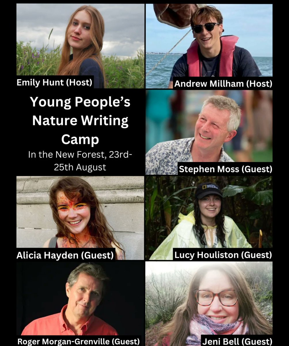 em_nature's tweet image. Fantastic opportunity for young nature lovers - Young People's Nature Writing Camp in the New Forest! Delighted that @StephenMoss_TV and @aliciahaydenart will be with us for the whole weekend, and we will be joined by other fantastic guest speakers. (Thread)...