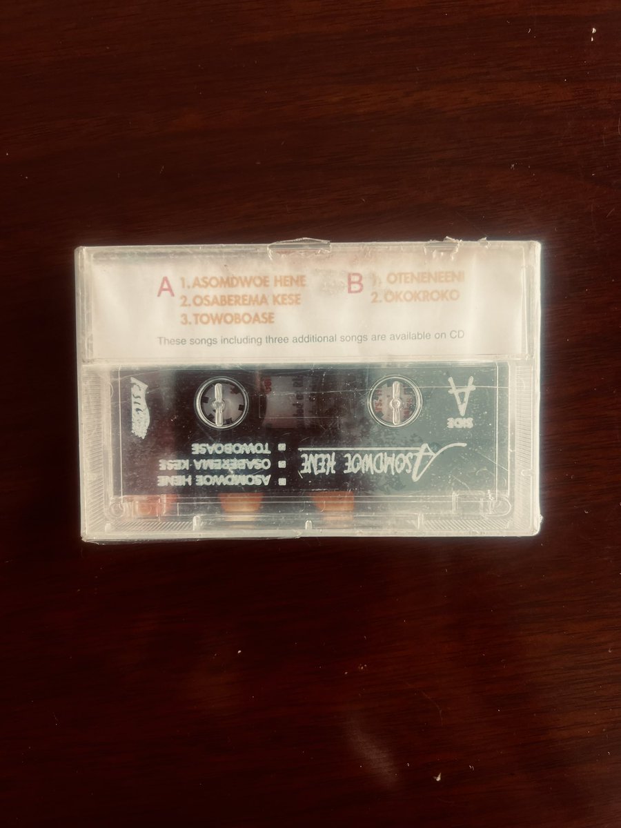 25/07/1996

Today marks the 28th anniversary of the release of Asomdwoe Hene, an iconic album that gifted us with timeless classics such as Osaberima Kese, Towoboase, Oteneneeni, and Okokroko.
God has been faithful. 🙏🏾🙏🏾🙏🏾

May we know your favorite on this one ? 🤔😅😅