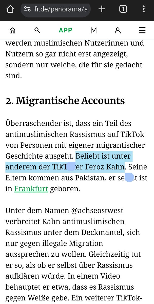 achseostwest's tweet photo. Felicitas Breschendorf ist eine derart gewiefte Journalistin, dass sie nicht mal einen einsilbigen Nachnamen richtig abschreiben kann (sonst hätte ich den Artikel dank Google Alert schon viel eher zur Kenntnis genommen). Welch Glücksgriff der Frankfurter Rundschau!

Ansonsten darf ich mich bedanken für die kostenfreie Werbung.

Ach und dass sie zudem noch für das linkswoke Buzzfeed schreibt, erübrigt sich an der Stelle wohl für unsereiner...