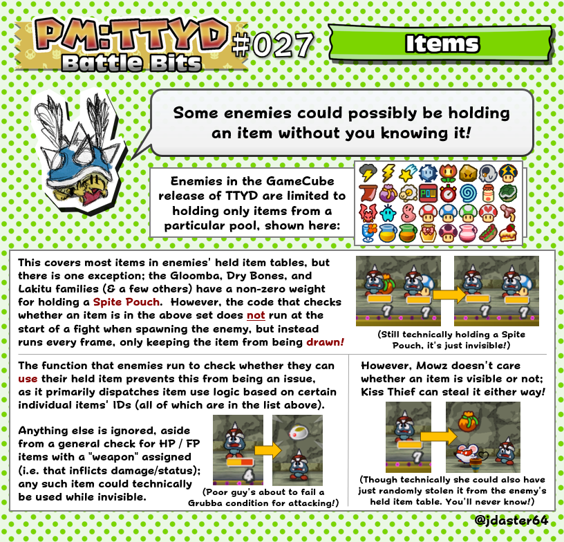 Paper Mario: TTYD Battle Bits tweet media