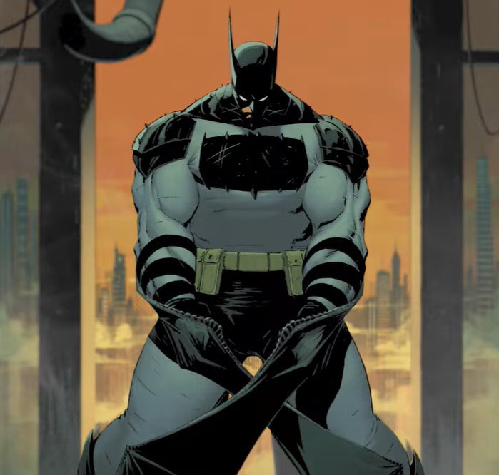 DiscussingFilm's tweet photo. Absolute Batman is described as a 6’6 man in his 20s who weighs 250 pounds.

He works as a city engineer and has a French bulldog.

(via: @AIPTcomics) https://t.co/oPAQue1Q6u
