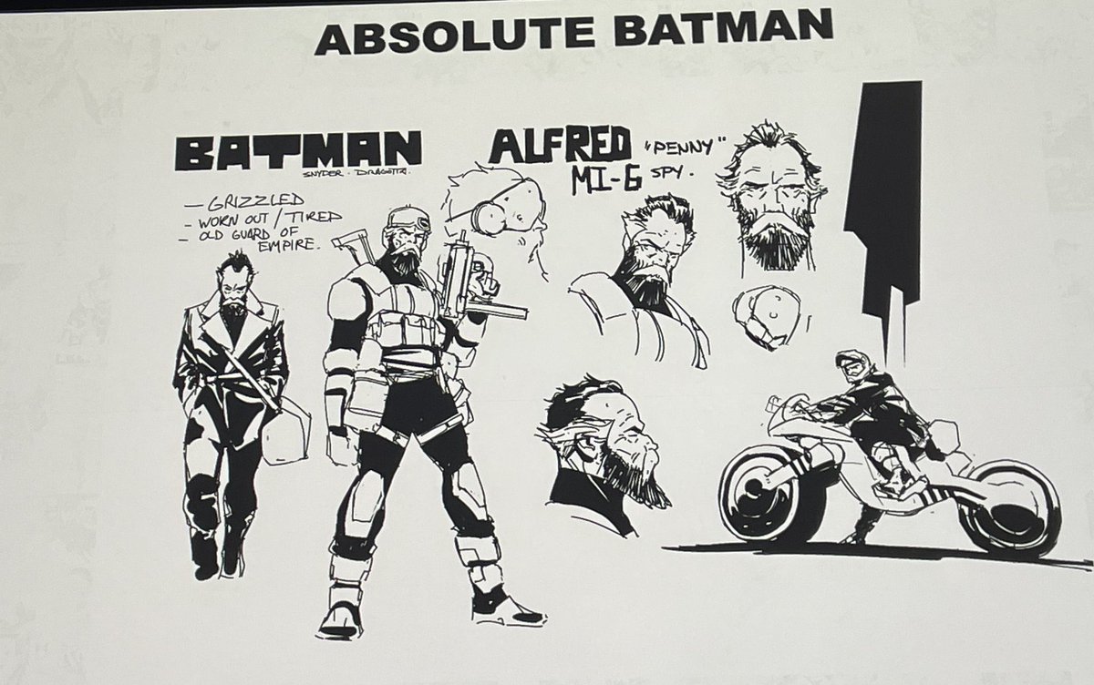 DiscussingFilm's tweet photo. Absolute Batman is described as a 6’6 man in his 20s who weighs 250 pounds.

He works as a city engineer and has a French bulldog.

(via: @AIPTcomics) https://t.co/oPAQue1Q6u