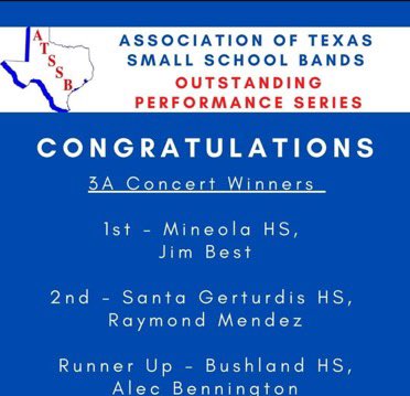 Congratulations Band!  
#WEAREBUSHLAND