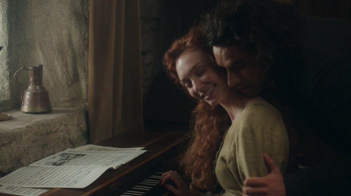 #ThrowbackThursday with memories of Captn #Poldark coming home from walking his horse to interrupt his wive's musical practice. (Pictures: S1 Ep6)