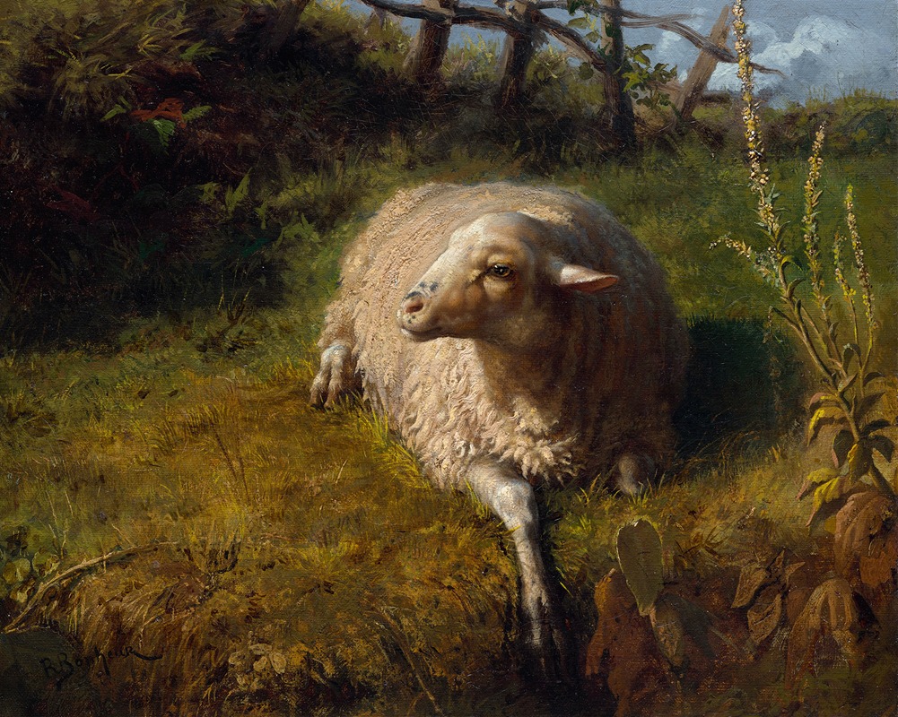 A Sheep at Rest (second half of the 19th century)

By Rosa Bonheur (French).
