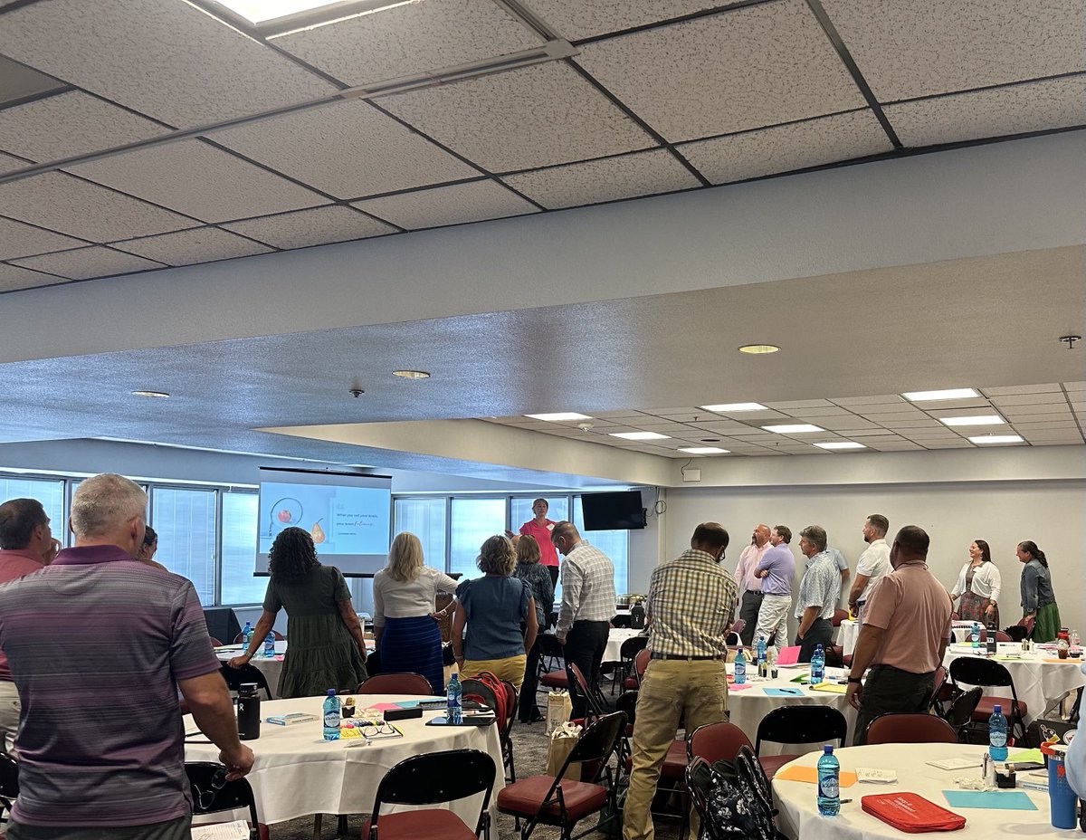 waemsp's tweet photo. #307PLA principals are having some fun and networking with other #wyomingprincipalstowyomingprincipals #WyDeptEd https://t.co/LfOPH64U7O
