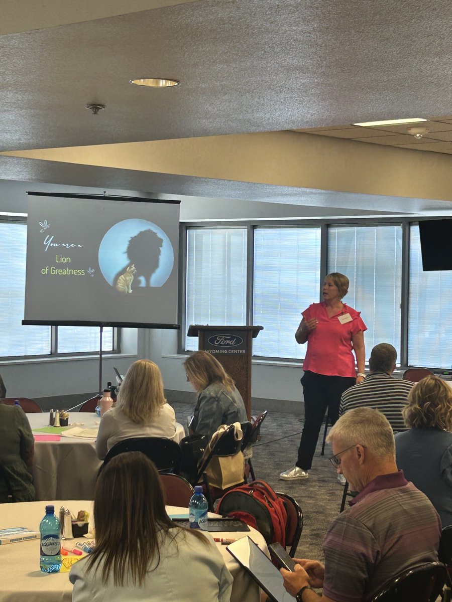 Great day of learning from colleagues around the state! Thanks for igniting our shine, Liesl! #307PLA