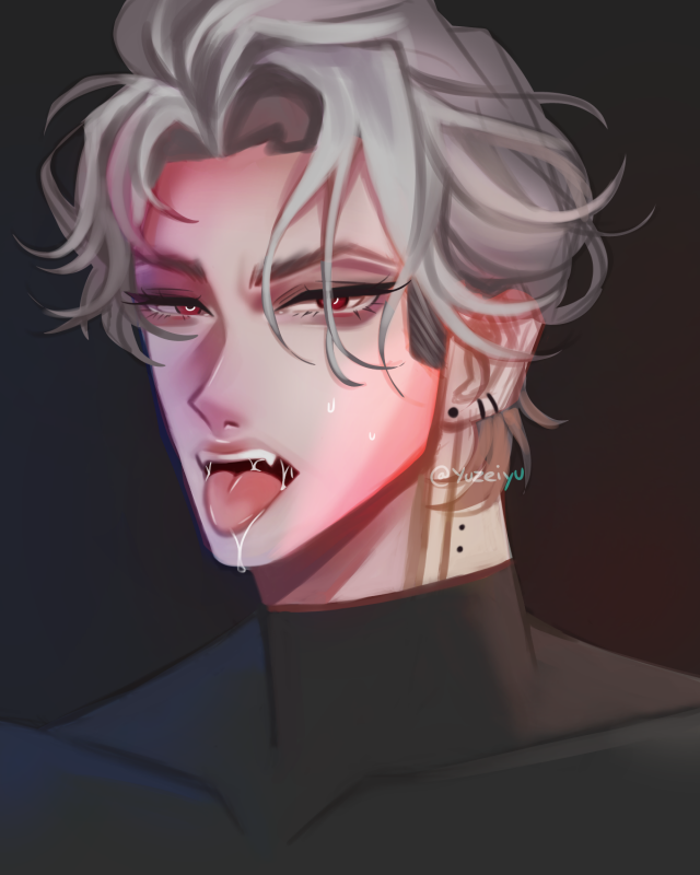 Yuzeiiyu's tweet photo. More Greyscale Practice - "Bleh" 
>:3
#digitalart #greyscale #drawing #man #art https://t.co/zNboAxkNNU