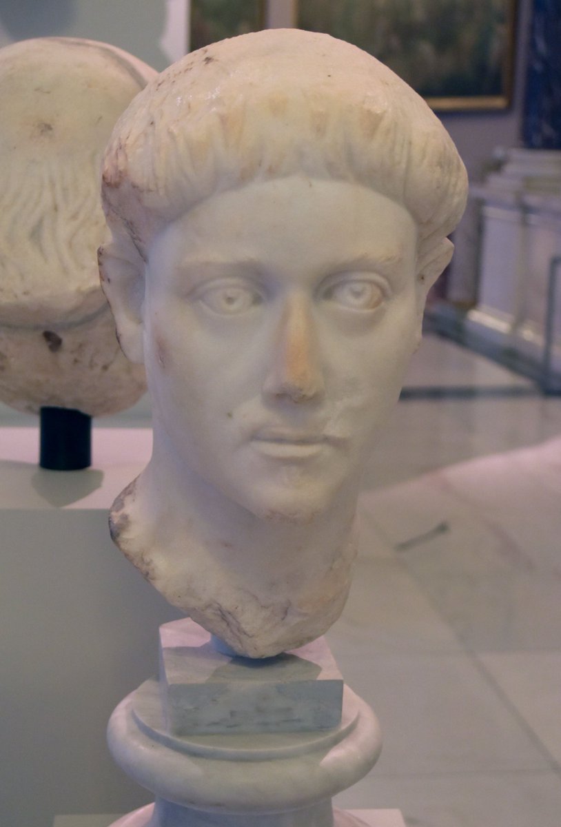 Roman Sculpture from Ephesus Emperor Licinius (early 4th century), Portrait  of a Youth (early 4th century), Roman statue of an athlete (1stcentury),  and Roman statue of Artemis of Ephesus (2nd century) At, image size:814x1200