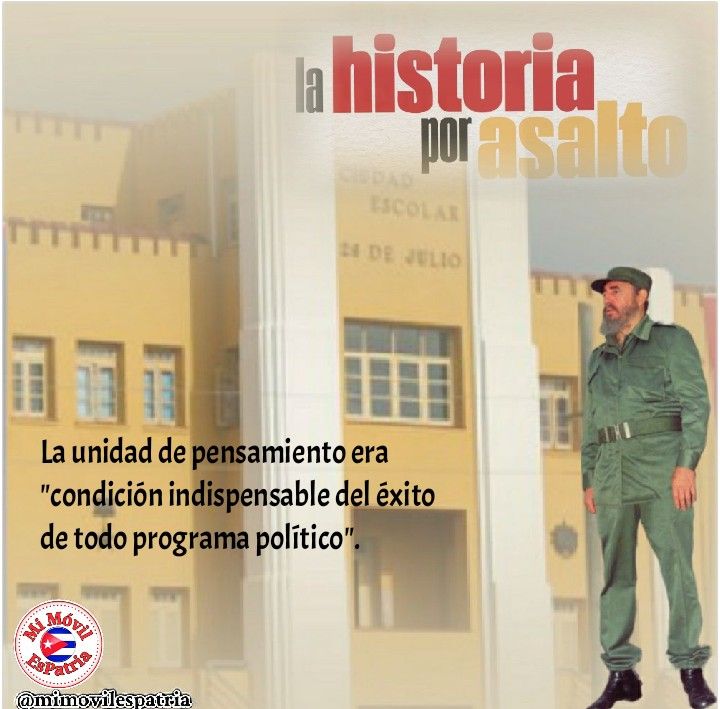 #CubaViveEnSuHistoria.
#LaHistoriaPorAsalto.