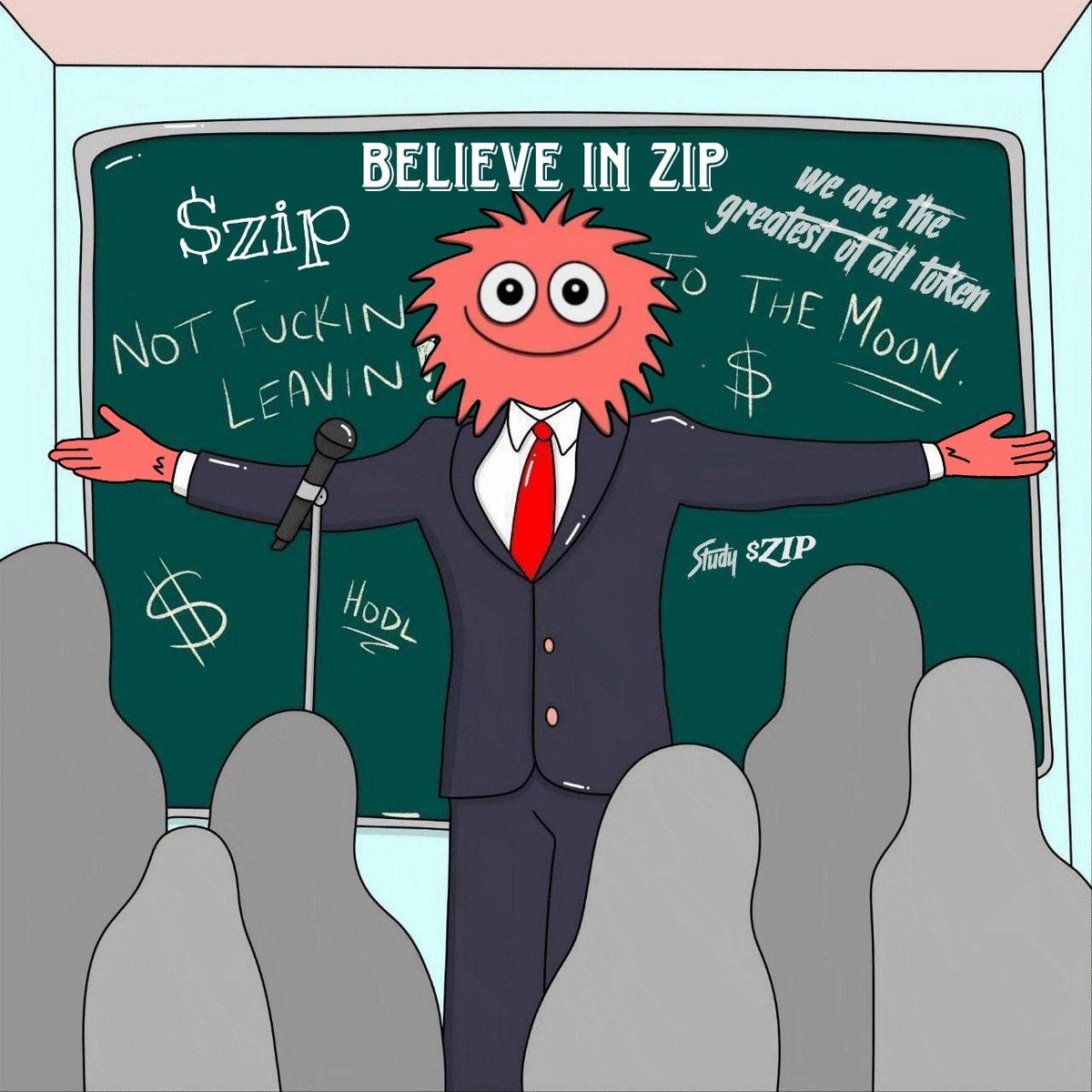 Hello $ZIP Family!
This is a PSA: 
$ZIP IS GOING NOWHERE!
We are currently in the works of  a lot of things. 
Sit tight and keep on, keepin on! 
$ZIP to 100M incoming #eth #etf