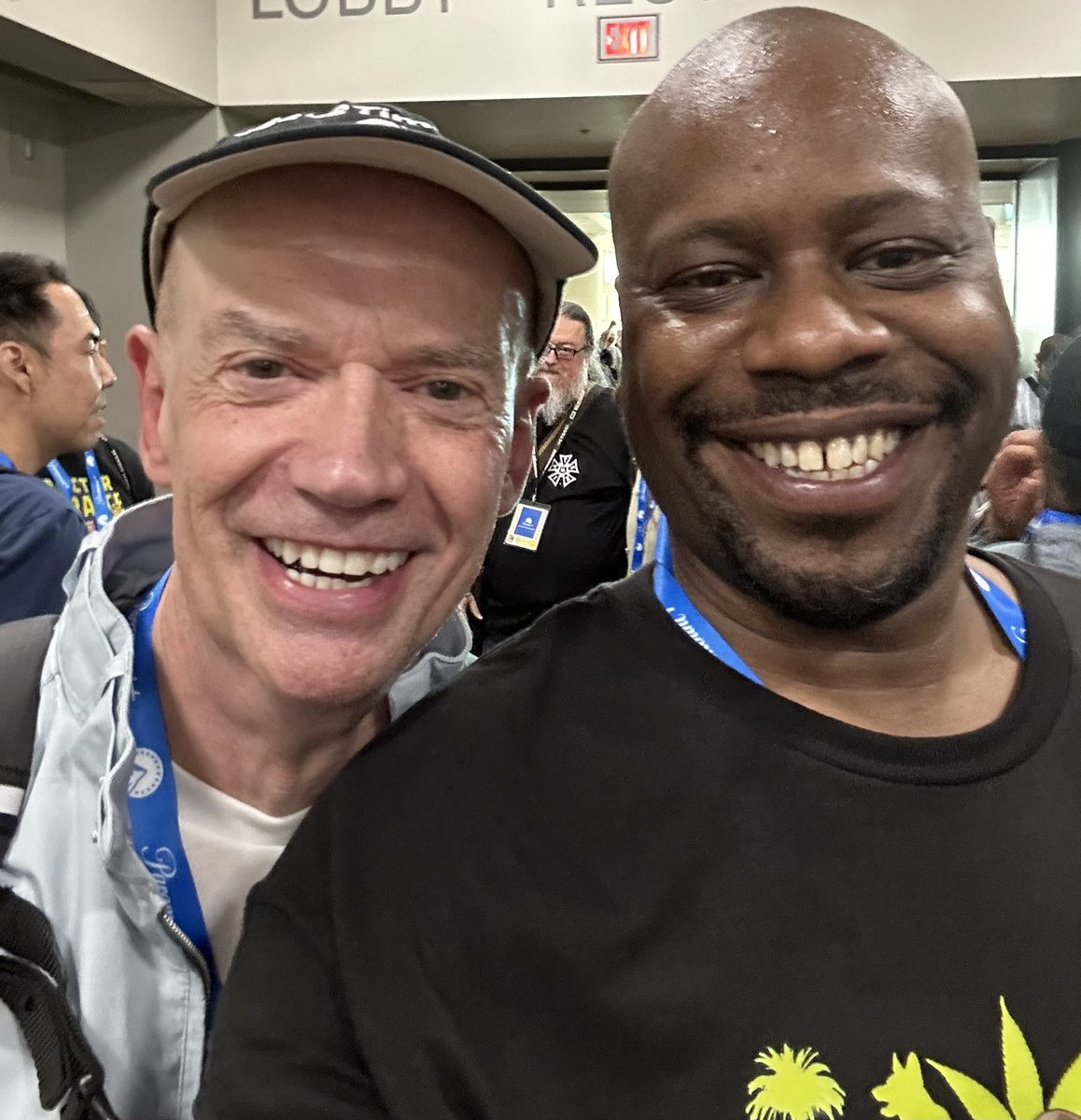 The money shot. Taken, in full disclosure, by <a href="/malcolmbarrett/">V3rbal</a>, whose selfie-taking skills are far superior to mine. #SDCC2024
