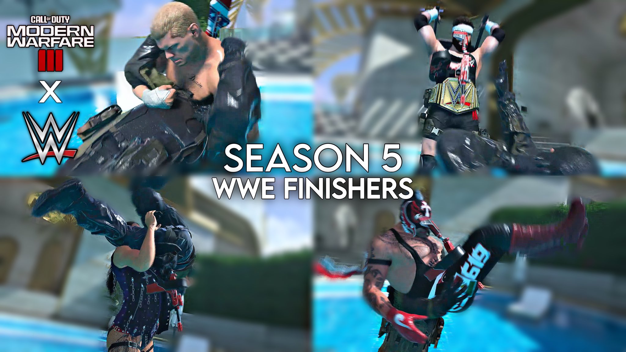 Thund3r on X: “Go check out my video showcasing all 5 new WWE 