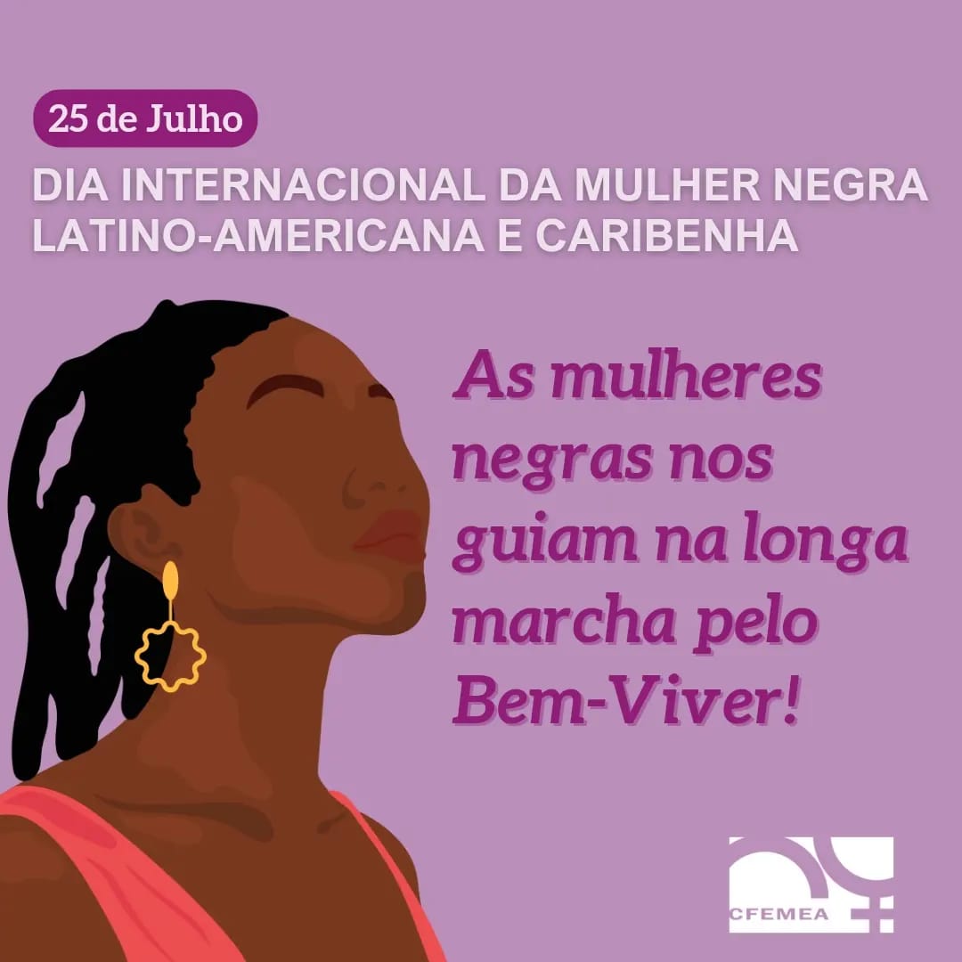 cfemea's tweet image. Dia Internacional da Mulher Negra Latino-americana e Caribenha. Dia Nacional de Tereza de Benguela e da Mulher Negra
Leia nosso texto em: cfemea.org.br