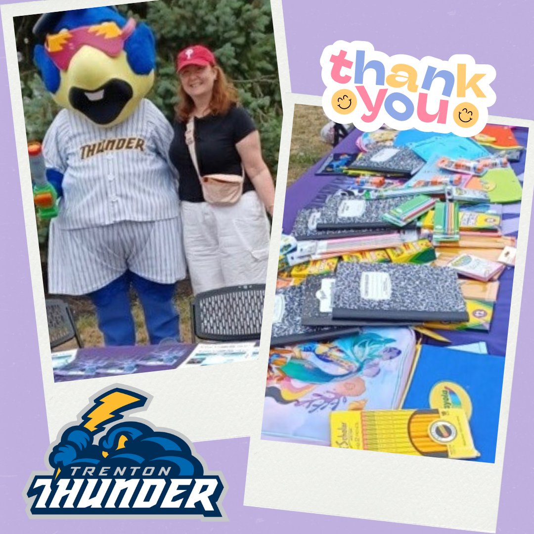 WomanspaceInc's tweet photo. 🌟 Thank you to everyone who joined us for Good Deed Day at @TrentonThunder! 🌟 Your school supply donations will help children in emergency or transitional housing start the school year strong. 💜📚
#GoodDeedDay #TrentonThunder #ThankYou #Womanspace #CommunitySupport https://t.co/hH65MLZDQ5