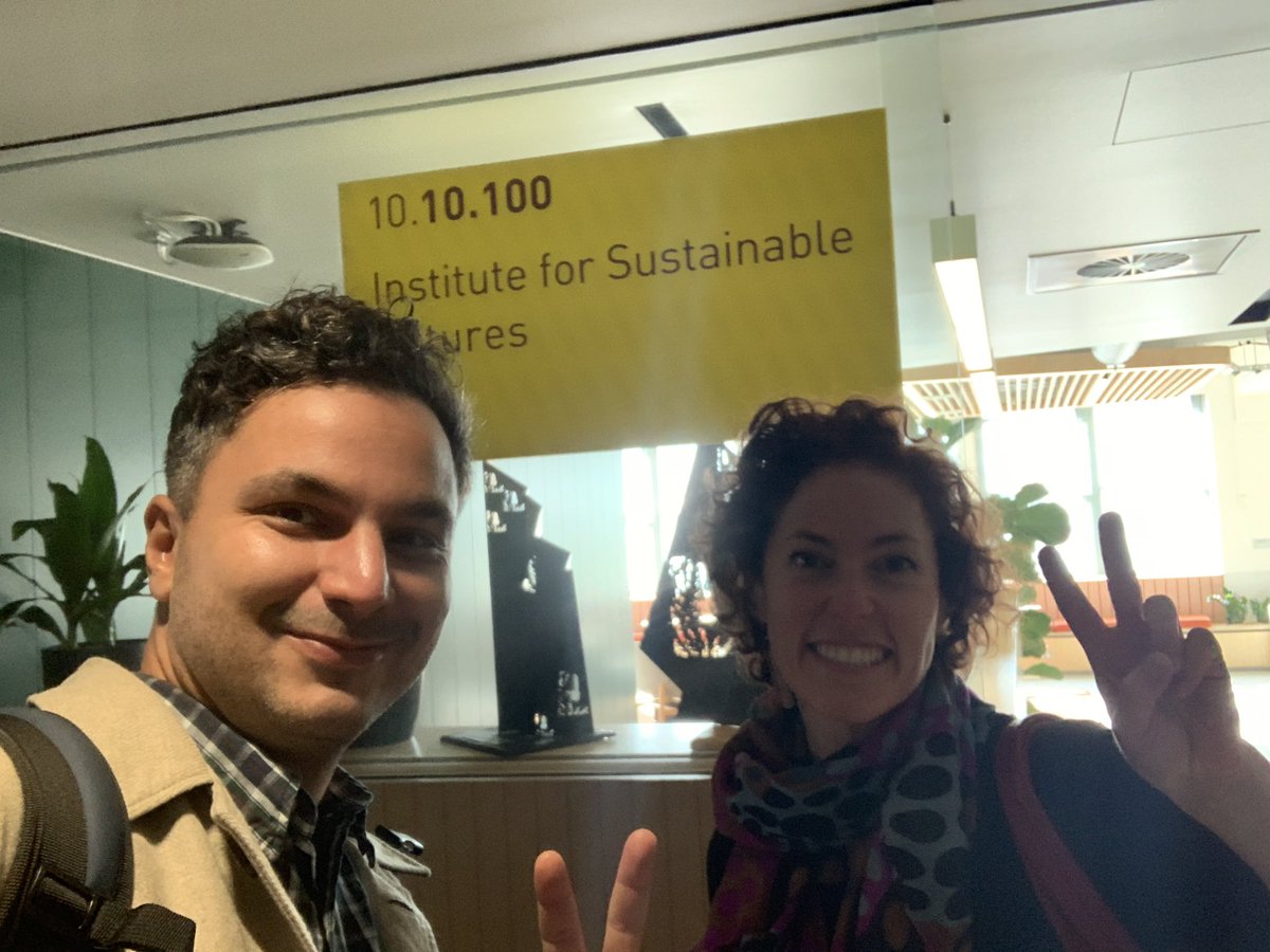 Now well settled in <a href="/UTSEngage/">UTS</a> Institute for sustainable futures, thanks for the super induction <a href="/DanaCordell/">Dana Cordell</a>