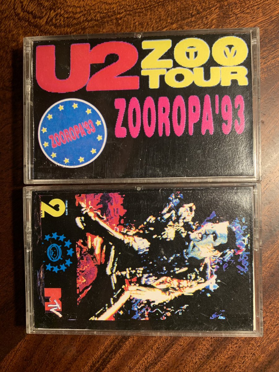 nolister's tweet photo. @U2 RDS and Wembley stubs + one Zoo Ecu thrown from the stage in Dublin. And remember those cassette covers published in the Hot Press for your bootleg recording https://t.co/QIN2VRfOxF