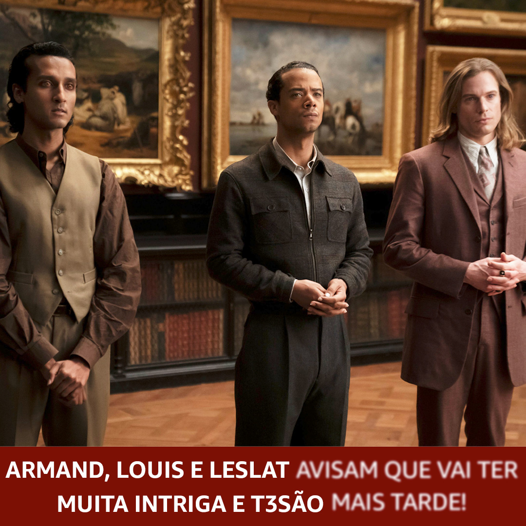 PrimeVideoBR's tweet image. pois podem avisar a esse trio de vampiros q eu já estou preparado para o que vier 💅  #EntrevistaComOVampiro #InterviewWithaVampire