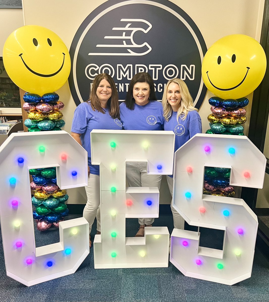 Excited to kick off the school year with our amazing teachers at Compton Elementary! Let’s make this year full of smiles, learning, and growth. Thrilled to join as the new Assistant Principal and to work alongside <a href="/PrincipalLair/">Beth Lair</a> 😊📚 #BackToSchool #ComptonElementary  #TeamSmile