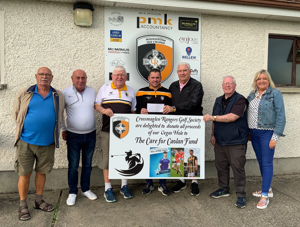 crossrangers's tweet image. ⚫️🟠Tonight we presented a cheque to Caolan’s Brother, Stephen,  CareFor Caolan
⛳️The money was raised at the vegas hole at our golf classic @concrawood 
💙We continue to remember Caolan in our thoughts and prayers.
#Stringer