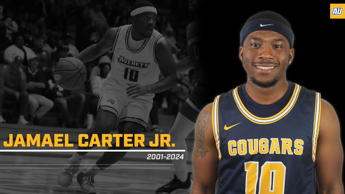 Averett Athletics (@averettucougars) on Twitter photo The Averett community mourns the loss of recent graduate Jamael Carter Jr. โ24, a four-year member of the <a href="/AverettMBB/">Averett Basketball</a> team and leader on campus. We send our condolences to Meloโs family and our thoughts are with everyone who knew him during this difficult time. The Averett community mourns the loss of recent graduate Jamael Carter Jr. โ24, a four-year member of the <a href="/AverettMBB/">Averett Basketball</a> team and leader on campus. We send our condolences to Meloโs family and our thoughts are with everyone who knew him during this difficult time.