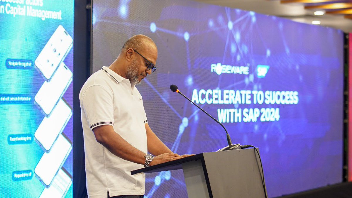 RoseWareCorp's tweet photo. Accelerate to success with @SAP - Highlights from the special customer event .
A big thank you to our incredible customers and partners for making this event truly exceptional. 

#RosewareCorp #AccelerateToSuccess #Innovations #SAPariba #SapSuccessFactor #RISEwithSAP https://t.co/Bhl6buxKdo