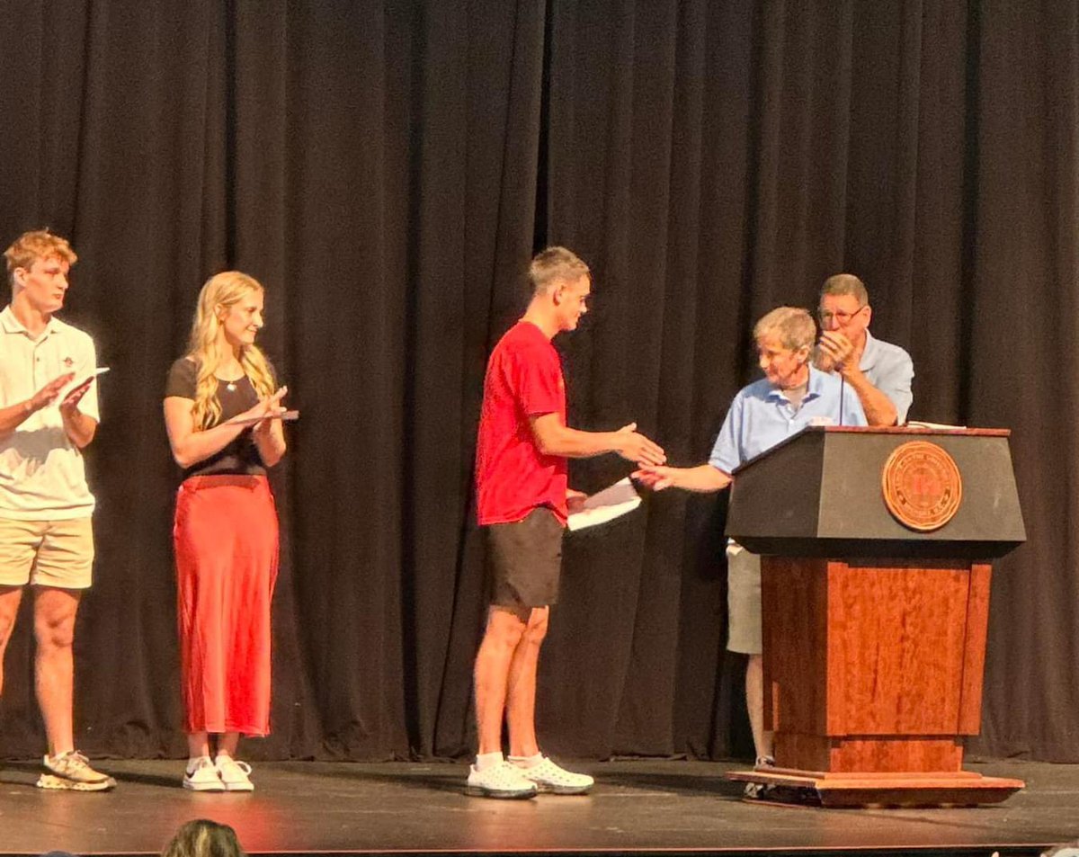 Today I was honored to receive the Tarheel League Scholarship at the state tourney opening ceremony.  Excited to get started in a few weeks at <a href="/Pfeiffer_BSB/">Pfeiffer Baseball</a> <a href="/SaintBaseball_/">St. Stephens Baseball</a>