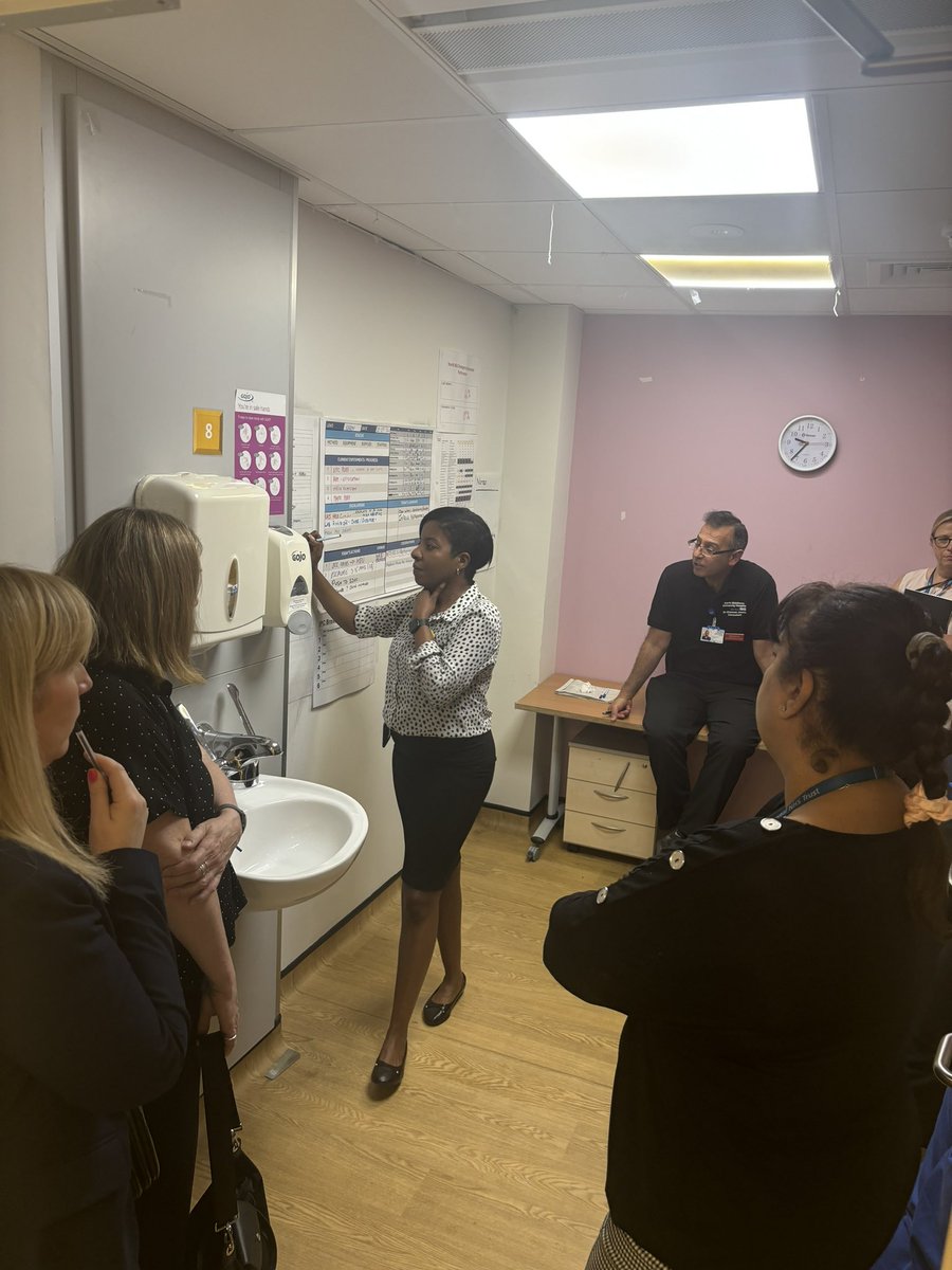 HillMitch2022's tweet photo. A fabulous day sharing our Patient First management system with inspiring colleagues @JenLeonard6 and Sara Davenport from @NHSBartsHealth! #ExecHuddle #Gemba #EDDailyHuddle #WardStandardWork #PatientFlow #TheatreKaizen #Kamishibai #UECProgrammeHuddle 

@NM_Improvement @NM_Frailty @NorthMidNHS