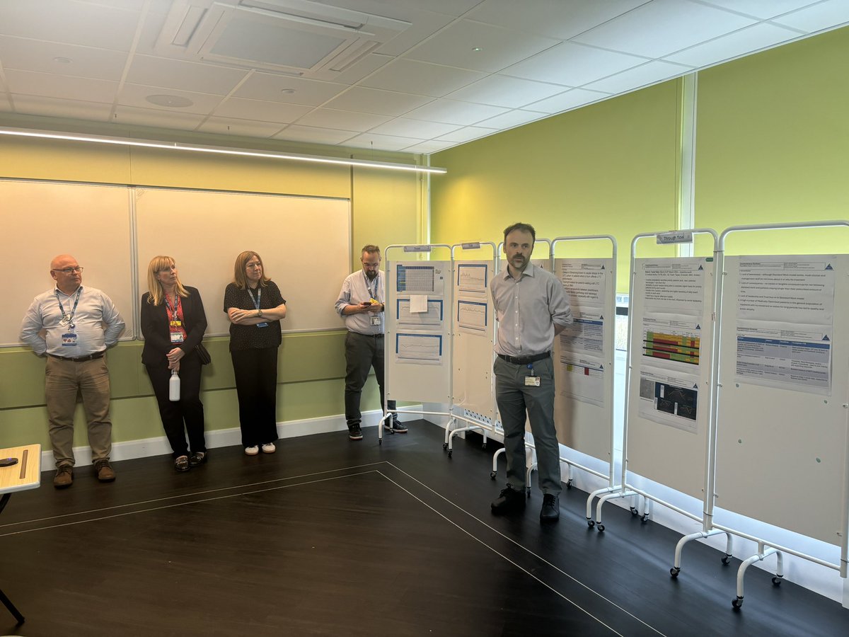 Hillary Mitchell MSN, RN, NEA-BC (@hillmitch2022) on Twitter photo A fabulous day sharing our Patient First management system with inspiring colleagues <a href="/JenLeonard6/">Jen Leonard</a> and Sara Davenport from <a href="/NHSBartsHealth/">Barts Health</a>! #ExecHuddle #Gemba #EDDailyHuddle #WardStandardWork #PatientFlow #TheatreKaizen #Kamishibai #UECProgrammeHuddle
<a href="/NM_Improvement/">NMUH Patient First Team</a> <a href="/NM_Frailty/">North Mid Frailty Team</a> A fabulous day sharing our Patient First management system with inspiring colleagues <a href="/JenLeonard6/">Jen Leonard</a> and Sara Davenport from <a href="/NHSBartsHealth/">Barts Health</a>! #ExecHuddle #Gemba #EDDailyHuddle #WardStandardWork #PatientFlow #TheatreKaizen #Kamishibai #UECProgrammeHuddle
<a href="/NM_Improvement/">NMUH Patient First Team</a> <a href="/NM_Frailty/">North Mid Frailty Team</a>