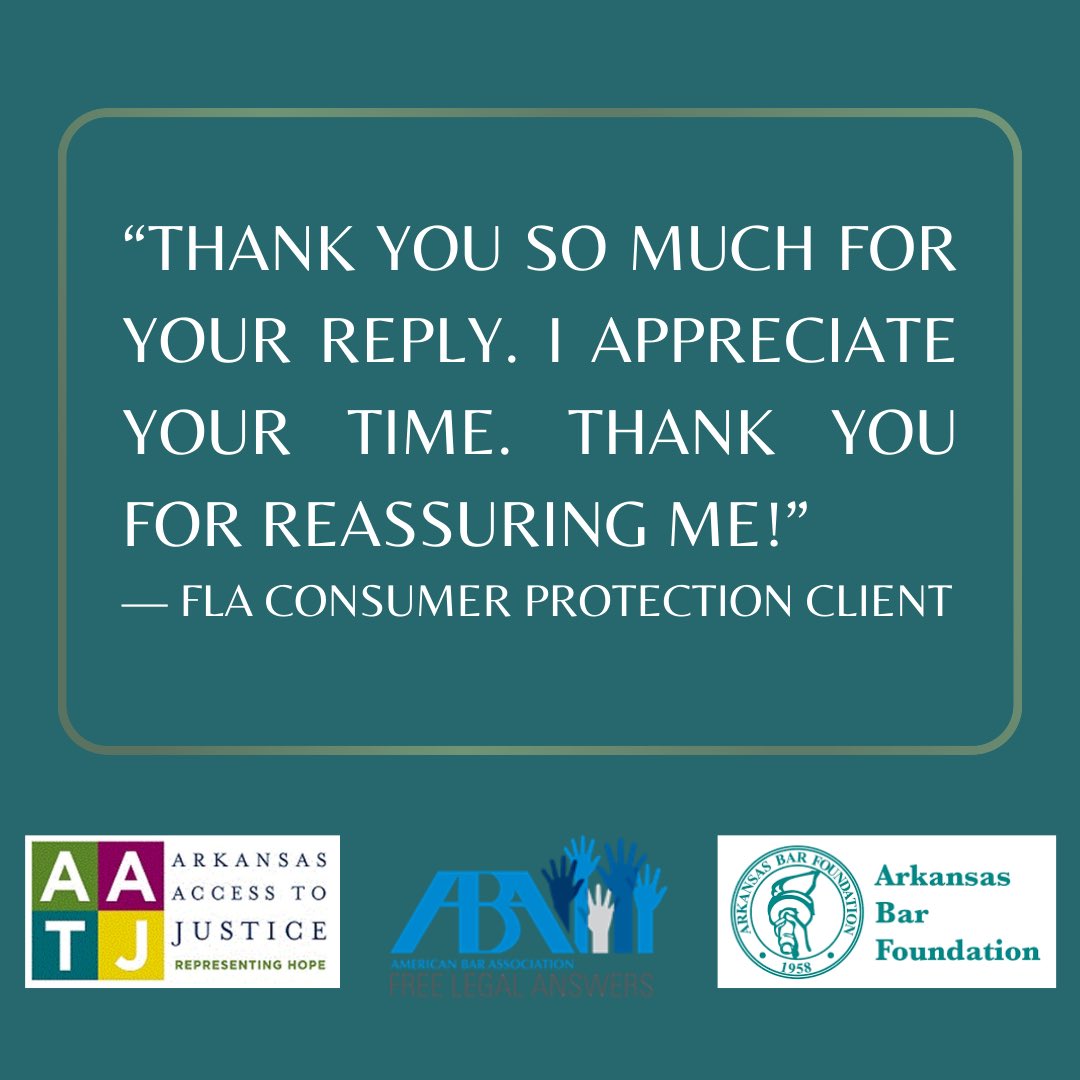 AR Access to Justice tweet media