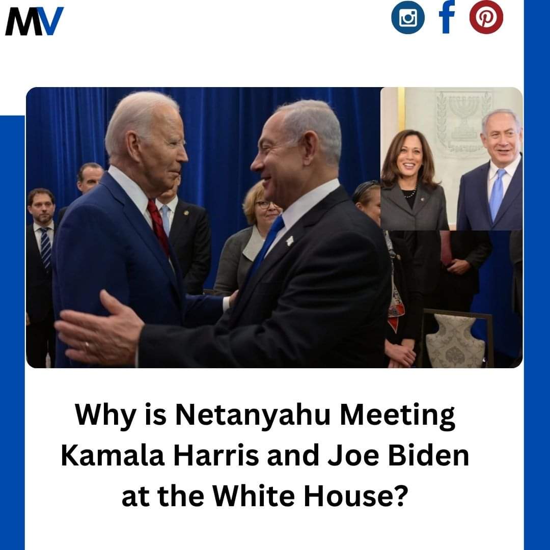 MagazineVista's tweet photo. Why is Netanyahu meeting Kamala Harris &amp; Joe Biden at the White House?

Read More: https://t.co/mOw3tBM1TG

#JoeBiden #joebiden2024 #KamalaHarris #Netanyahu #Isreal #palestine #whitehouse #joebidennetanyahu #whitehousemeeting #NewsUpdate #CNN #newstoday #news2024 https://t.co/hemiLP037t