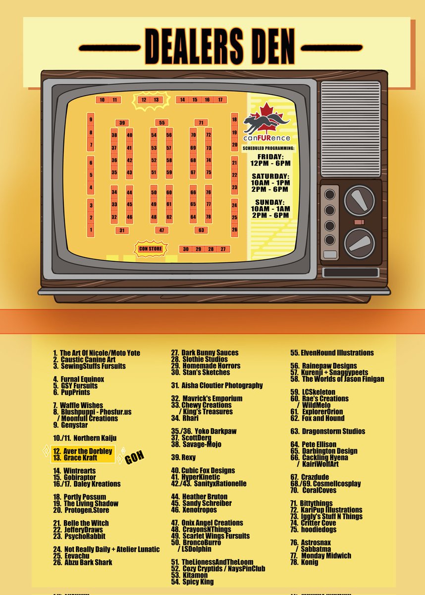 GSYFursuits's tweet image. Hey Friends!!!

We are excited to announce that once again we will be dealers at @canFURence . We will have lots of stock to show off aswell as TWO!! That's right TWO!! Partials who need a good home.

Stay tune for more updates to come!

#canfur2024 #canfurence #GSY