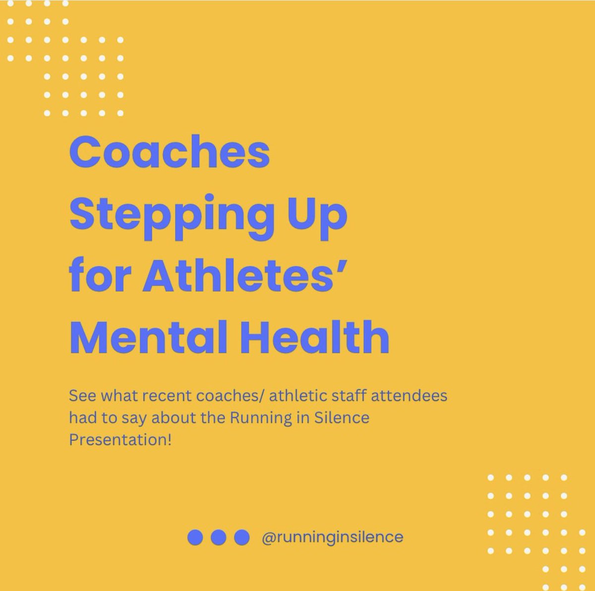 Running in Silence tweet media