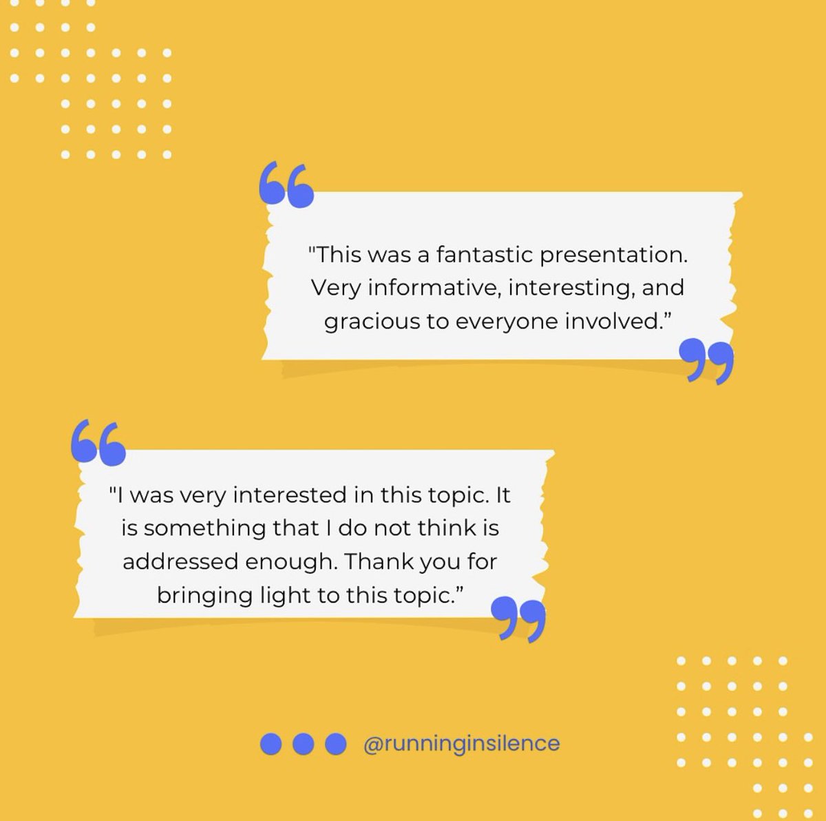 Running in Silence tweet media