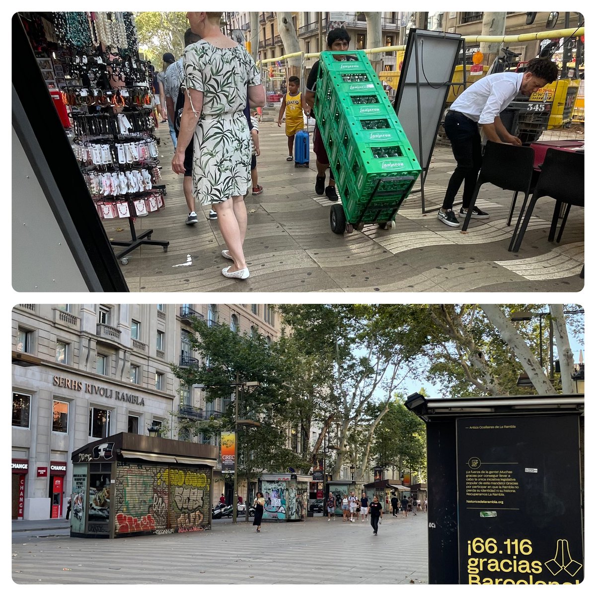 Fraskolo's tweet photo. @Guimutz @diariARA @ocellaires @RavalXarxa @la_boqueria @TotRaval @FAVBcn Potser @jaumecollboni no té clar el concepte de esponjar el carrer. O no sap per on començar… https://t.co/C4pNnJtIDj