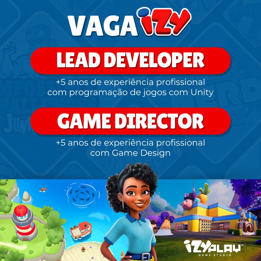 izyplay's tweet photo. VAGAS ABERTAS!
Lead Developer
https://t.co/zH6ChsVOub

Game Director
 https://t.co/XSL5FjFxi8 https://t.co/jK9C5bAaFm
