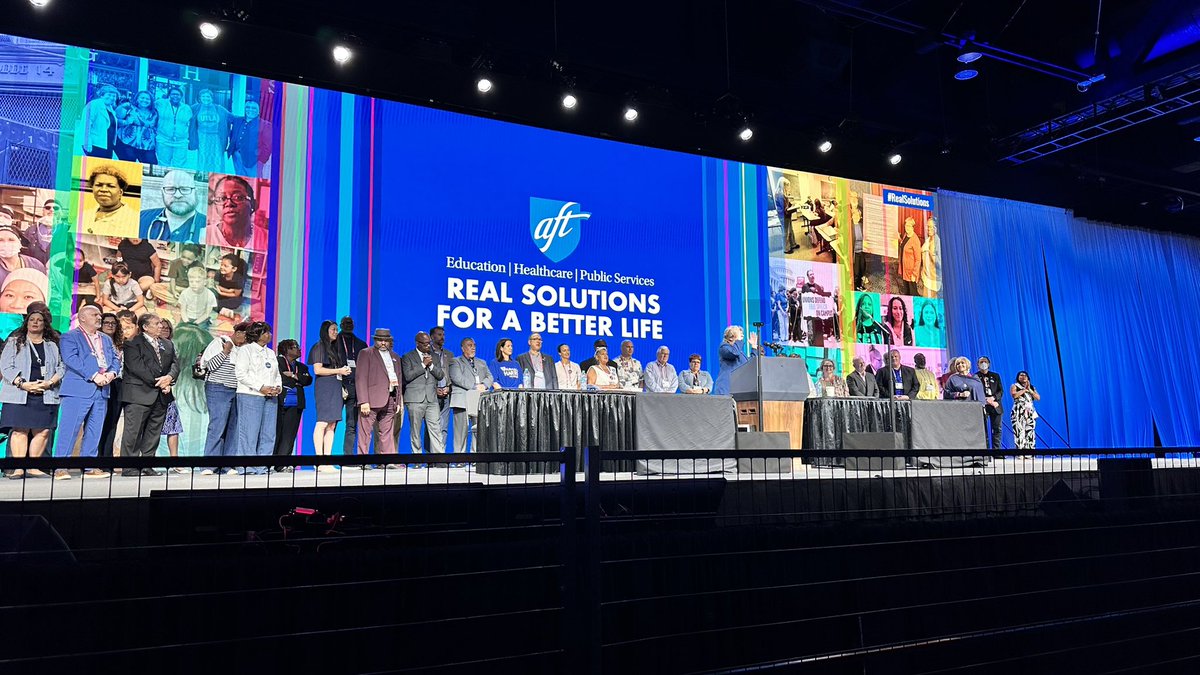 Meet the <a href="/AFTunion/">AFT</a> A-Team of reelected officers and AFTVP from across the country. We are #AFTStrong, #UnionStrong, We Care, We Fight, We Show Up, and WE WILL VOTE for the next President of the United States <a href="/VP/">Vice President JD Vance</a>