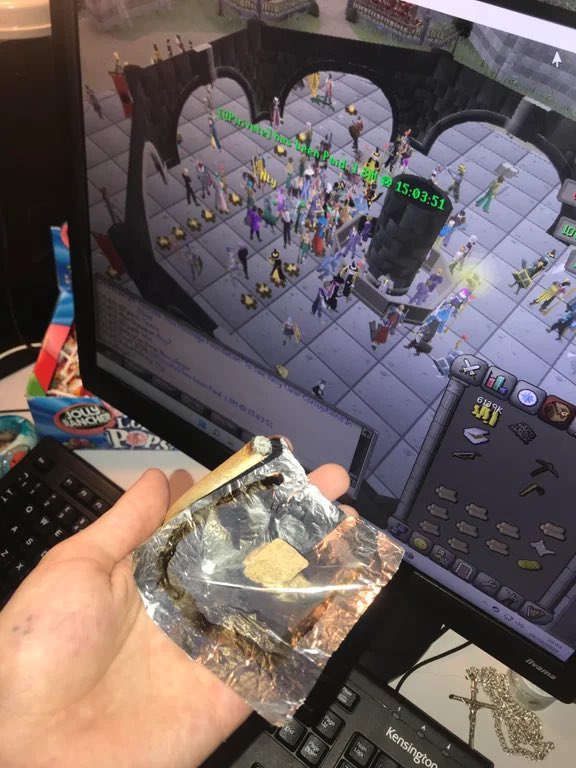 Thursdsy nights are for RuneScape and heroin
