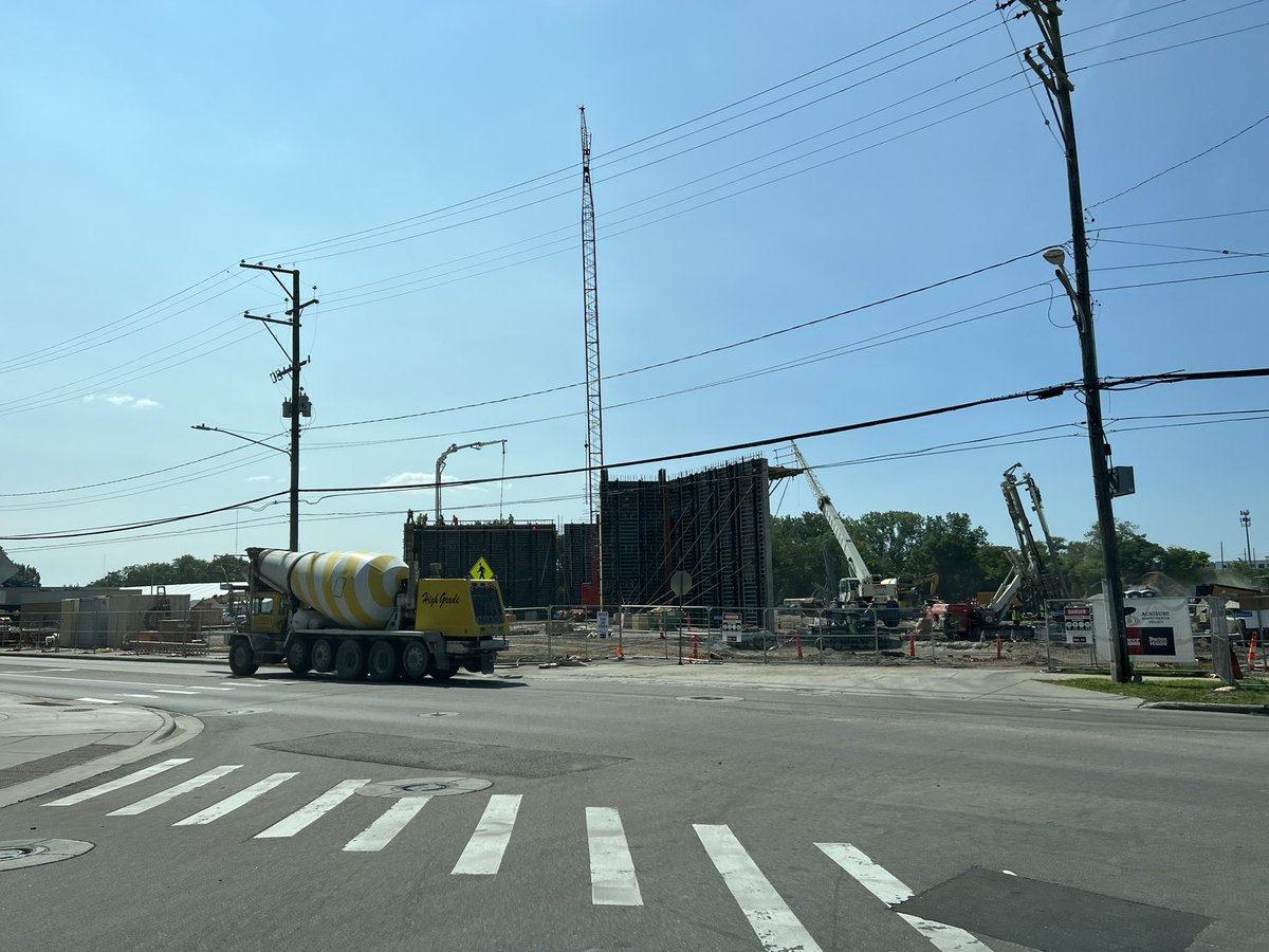Super impressed to see how quickly the downtown amphitheater is coming along.