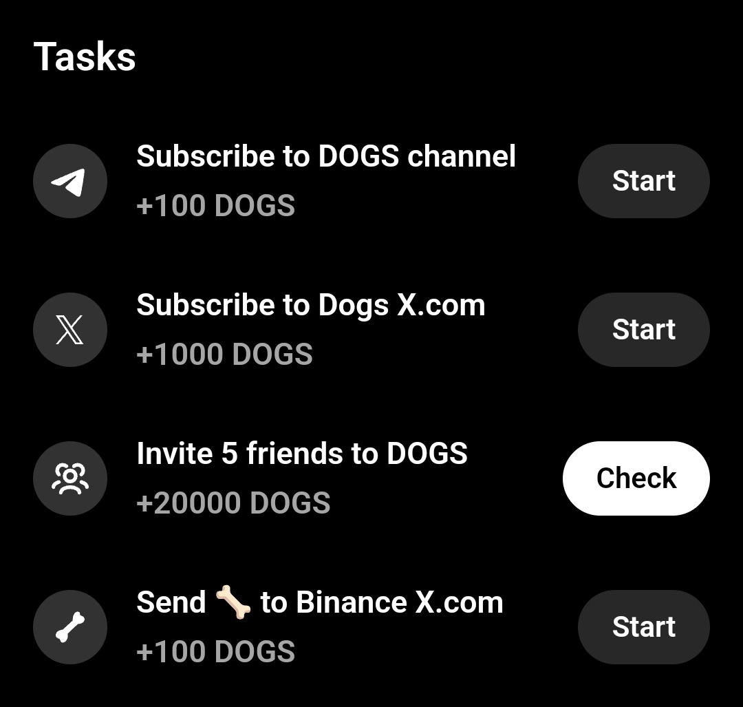 CryptoMaster143's tweet photo. 🐶 DOGS  New Tasks added complete all task and accumulate more points

😶‍🌫️  Don't forget to daily check in ✓

https://t.co/jnoyIBmG4Y https://t.co/3tjfqBbtNl
