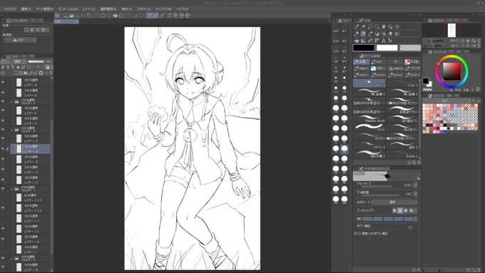 ライブでここまで進みました #今日のライブ進捗 https://t.co/perOwVEuRJ 