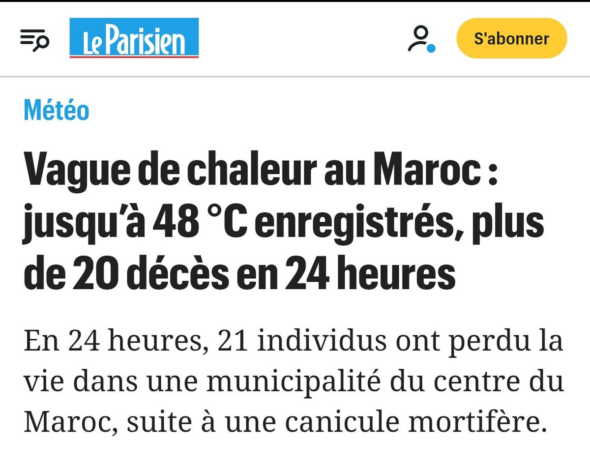 Pendant que les actionnaires du pétrole s'en mettent plein les poches, le changement climatique fauche des innocents.