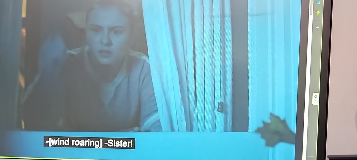 V4Draco's tweet photo. *POSSIBLE Spoilers!* So I was watching the show #EvilSeries and came across this scene. Why is there the sigils on the bottom right of the window on 1 scene but not the other? https://t.co/lwAkVtmUkr
