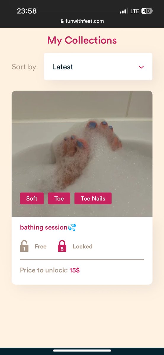 tap here and buy 5 more of my soapy feet pics👣❤️
funwithfeet.com/seller/jizzonl…
#feet #footfetish #toes #funwithfeet